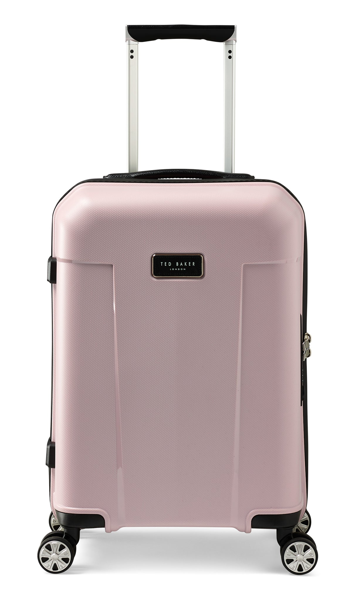 Ted Baker Flying Colours Hardside Trolley 4 Wheel Spinner, TSA Lock, Lightweight Suitcase, Men and Women ( Blush Pink , 20-Inch Carry-On ) Blush Pink 20 Inch Carry On U2