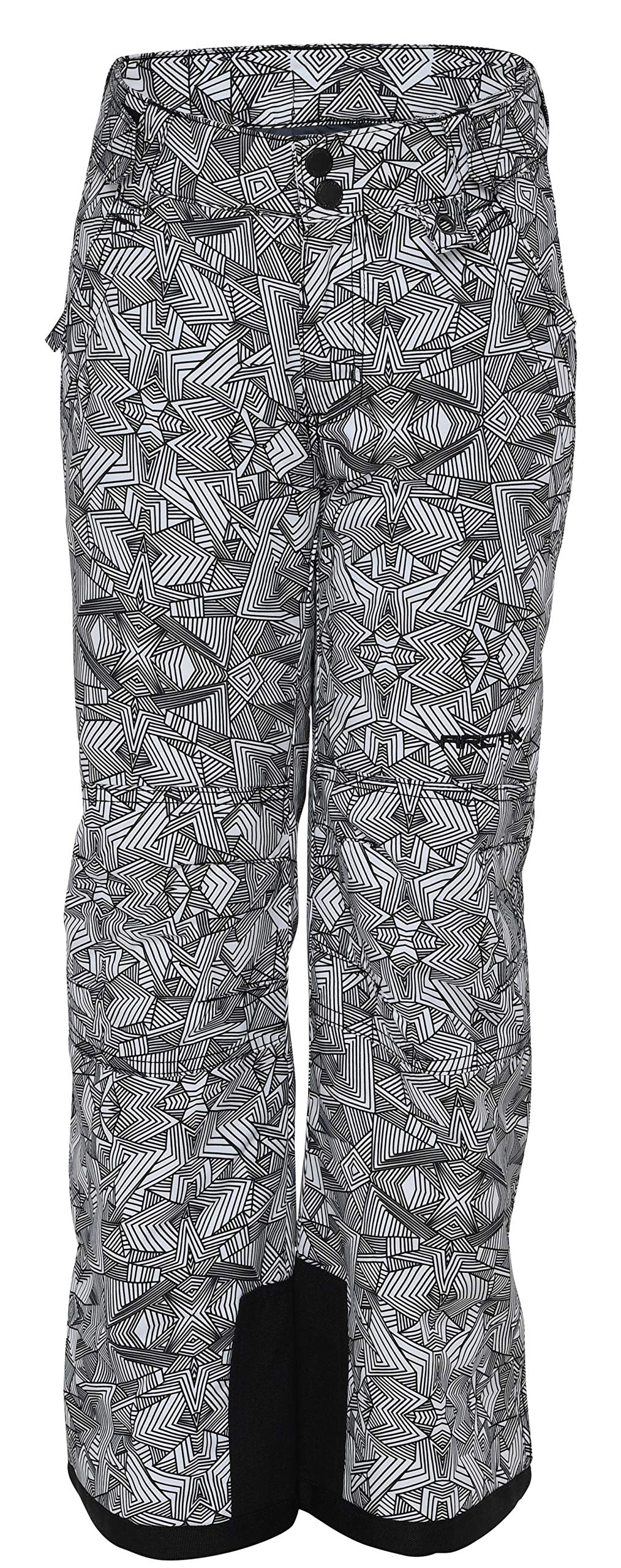Arctix Kids Snow Pants with Reinforced Knees and Seat ( Diamond Print White , 5T ) Diamond Print White 5 T U2