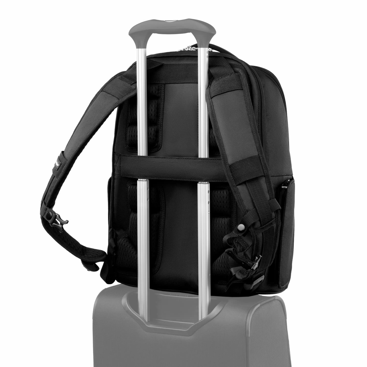 Travelpro Maxlite Lightweight Laptop Backpack, Fits up to 15 Inch Laptop and 11 Inch Tablet, Water Resistant, Men and Women, Work, School, Travel, Black, 18-Inch Black 18 Inch U2