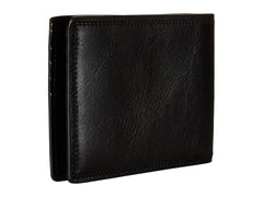 Bosca Men's Dolce Collection - Credit Card Wallet w/ ID Passcase Black One Size U3