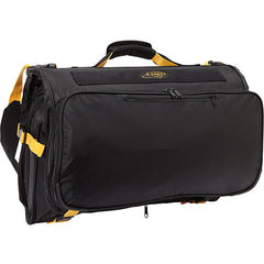 A.Saks EXPANDABLE Deluxe Tri-Fold Carry On Garment Bag ( Black , One Size ) Black One Size U3