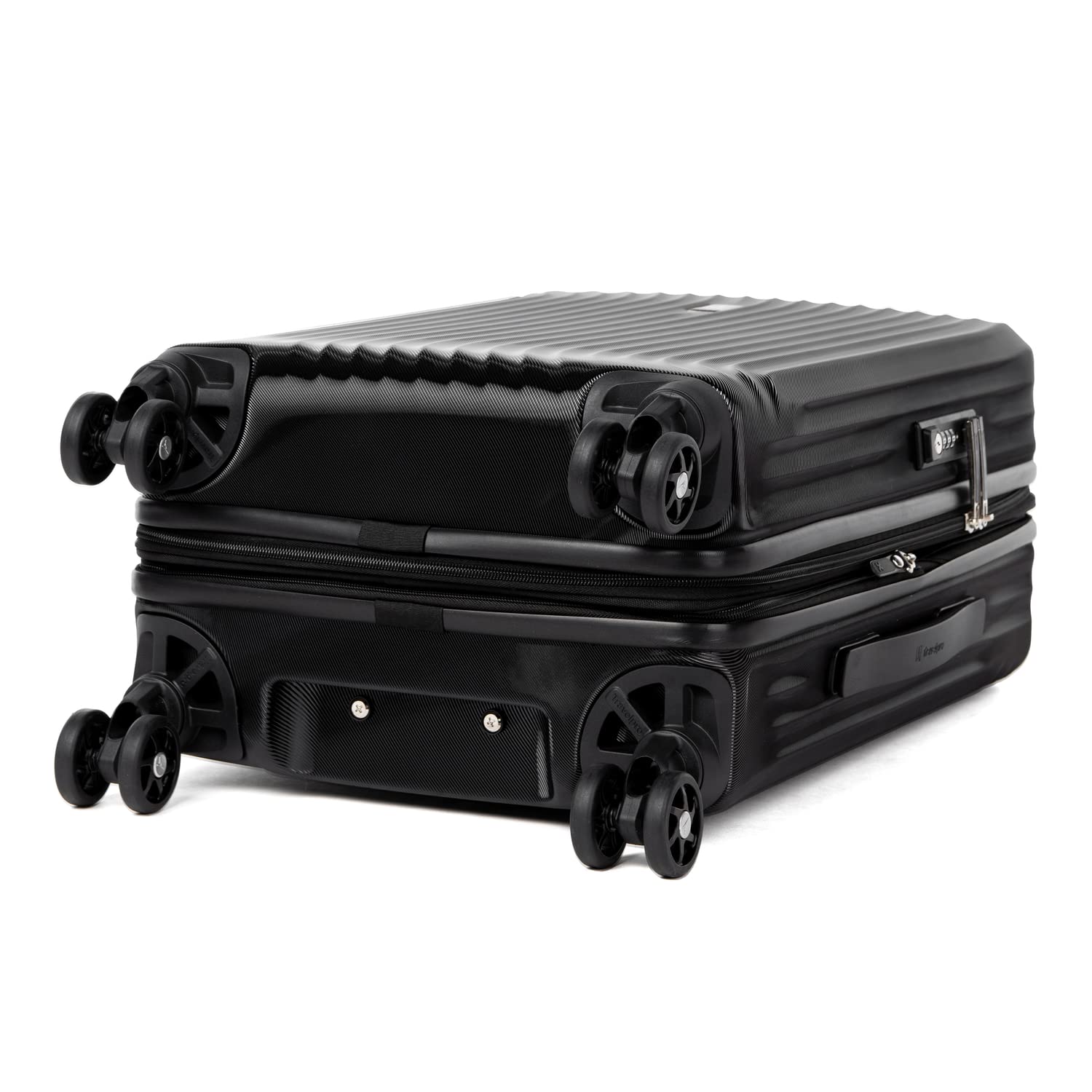 Travelpro Maxlite Air Hardside Expandable Luggage, 8 Spinner Wheels, Lightweight Hard Shell Polycarbonate ( Black , Carry-On 21-Inch ) Black Carry On 21 Inch U9