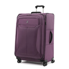 Travelpro Tourlite Softside Expandable Luggage with 4 Spinner Wheels, Lightweight Suitcase, Men and Women ( Deep Purple , Checked-Large 29-Inch ) Deep Purple Checked Large 29 Inch U1