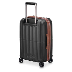 DELSEY PARIS Carrousel Hardside Expandable Luggage with Spinner Wheels ( Black , Checked-Medium 24 Inch ) Black Checked Medium 24 Inch U8