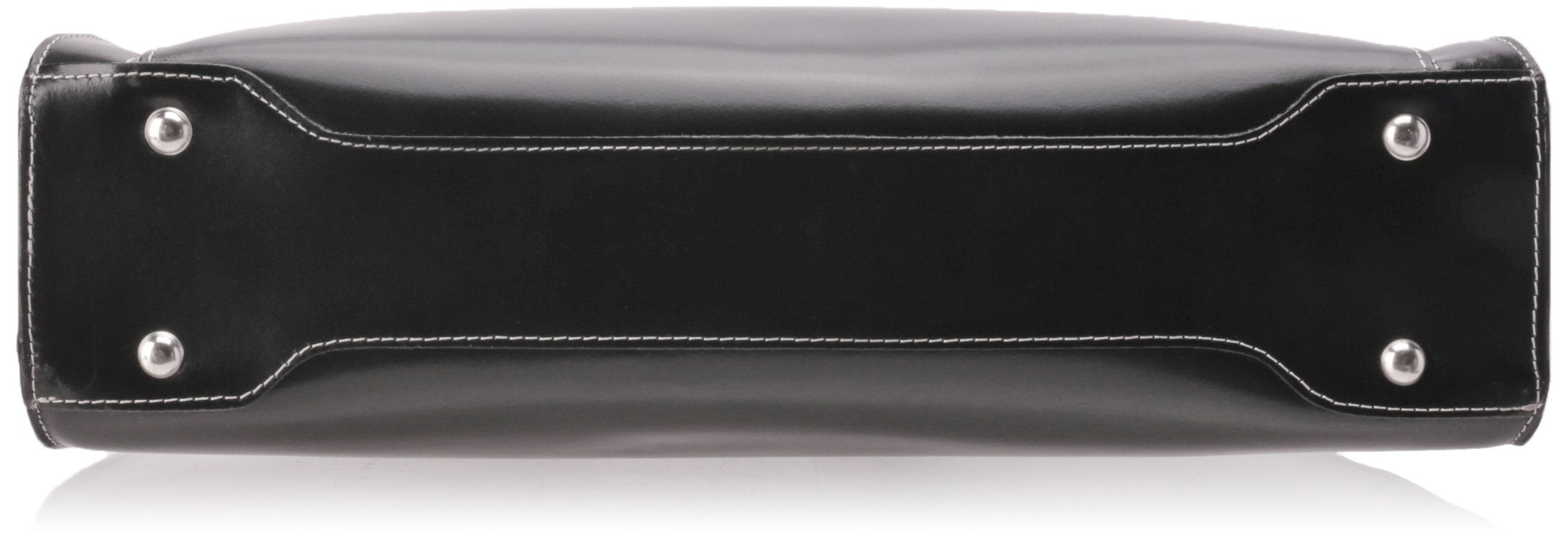 McKlein USA Winnetka 15.4" Leather Ladies' Laptop Briefcase w/ Removable Sleeve ( Black , One Size ) Black One Size U1