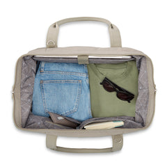 Samsonite Better Than Basic Drop Bottom Weekender ( Limestone Grey , One Size ) Limestone Grey One Size U4