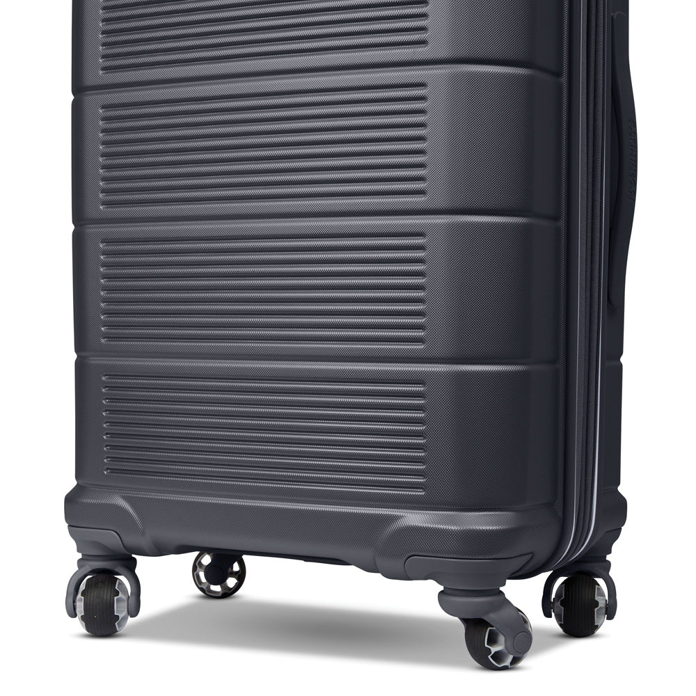 American Tourister Stratum 2.0 Hardside Spinner Luggage Collection ( Charcoal , 28-Inch Checked-Large ) Charcoal 28 Inch Checked Large U7