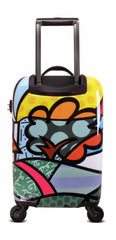 Heys USA Luggage Britto Flowers 22 Inch Hard Side Carry On Suitcase U1