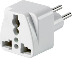 Design Go Worldwide To Europe/Swiss Adaptor Travel Electrical Adapter, White white  U2