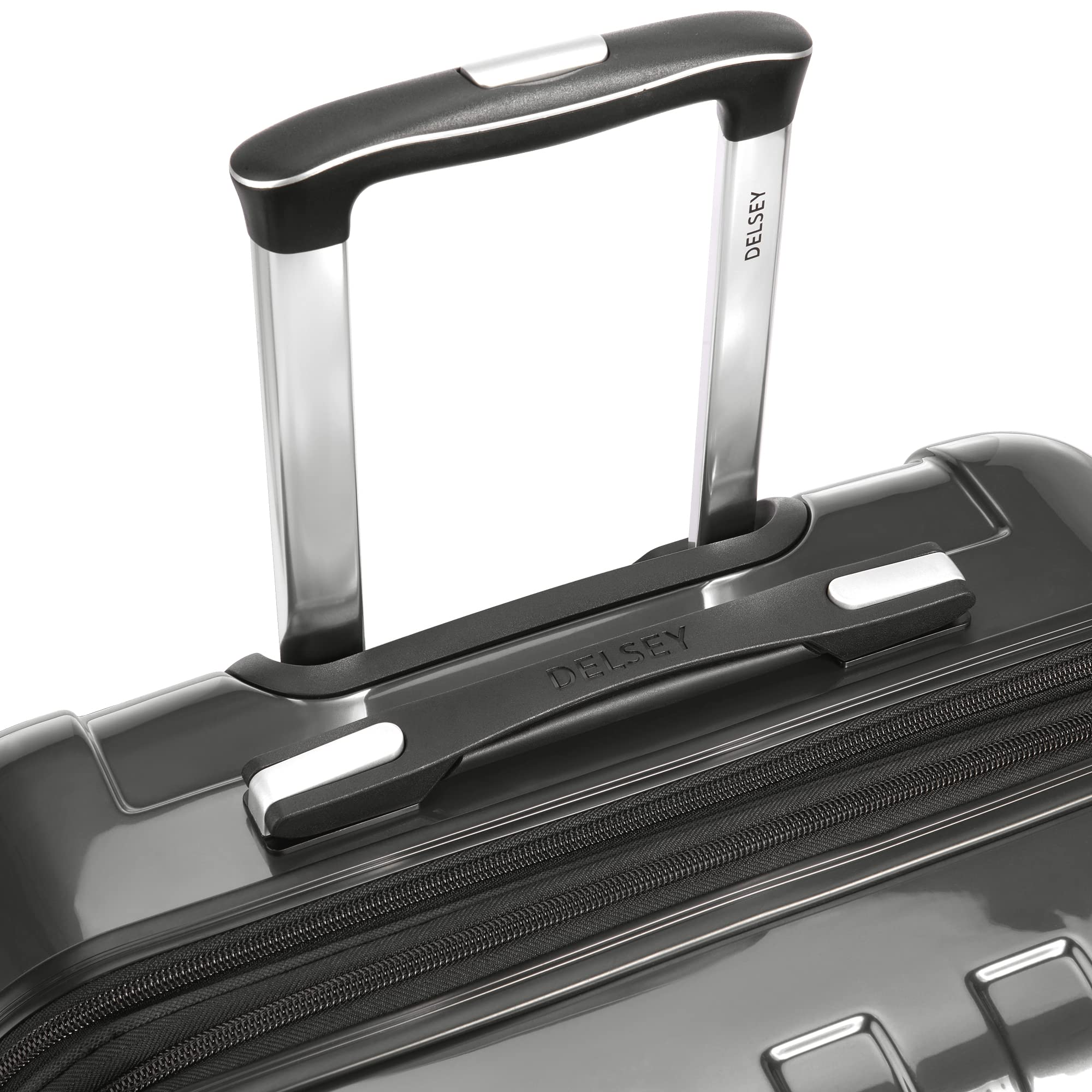 DELSEY Paris Helium Aero Hardside Expandable Luggage with Spinner Wheels ( Brushed Charcoal , Carry-On 21 Inch ) Brushed Charcoal Carry On 21 Inch U12
