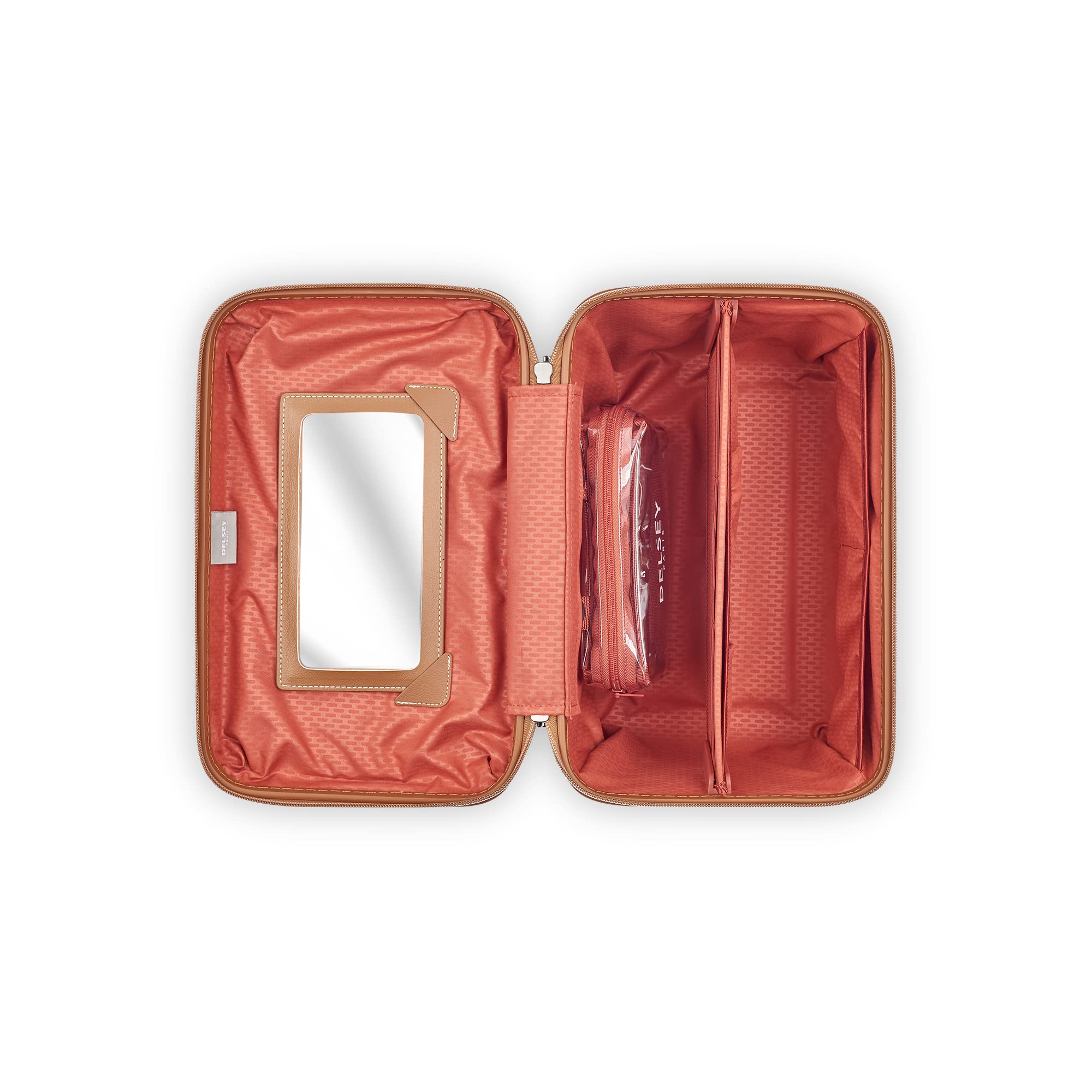 DELSEY Paris Women's Chatelet Air 2.0 Makeup and Cosmetic Beauty Travel Case ( Brown , One Size ) Brown One Size U1