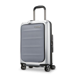 Samsonite Octiv Hardside Spinner ( Aluminum Silver , Front Pocket Carry-On 21 inch ) Aluminum Silver Front Pocket Carry On 21 Inch U8