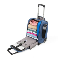 Travelpro Tourlite Softside Lightweight Rolling Underseat Compact Carry-On Upright 2 Wheel Bag, Men and Women, 15-Inch ( Blue , One Size ) Blue One Size U17