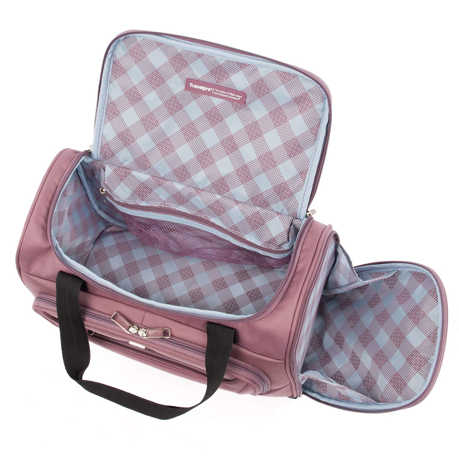 Travelpro Maxlite 5 Softside Lightweight Underseat Carry-On Travel Tote, Overnight Weekender Bag, Men and Women ( Dusty Rose Pink , 18-Inch ) Dusty Rose Pink 18 Inch U5