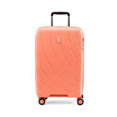 Atlantic Luggage Carry-on Expandable, Hardside Spinner ( Coral Orange , Carry On 21 Inch ) Coral Orange Carry On 21 Inch U2