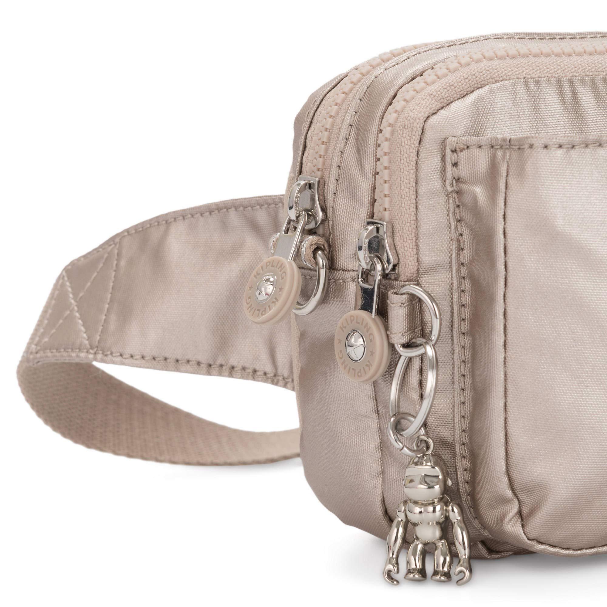 Kipling Abanu Multi Convertible Crossbody Bag ( Metallic Glow , One Size ) Metallic Glow One Size U1