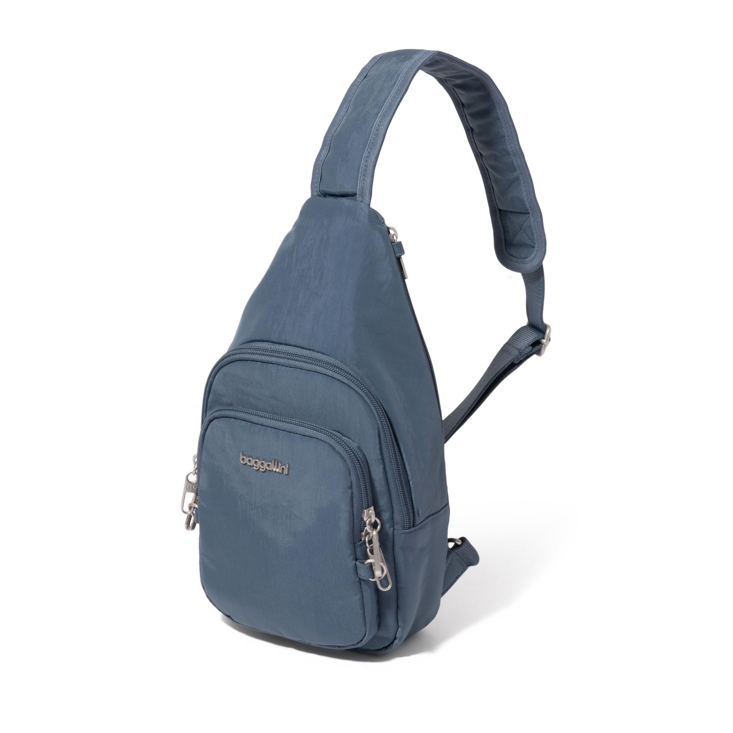 Baggallini Securtex Anti-Theft Daytripper Sling ( Mist , One Size ) Mist One Size U1
