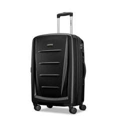 Samsonite Winfield 2 Checked-Medium 24-Inch Hardside Expandable Luggage with Spinner Wheels ( Brushed Anthracite , Checked-Medium 24-Inch ) Brushed Anthracite Checked Medium 24 Inch U14