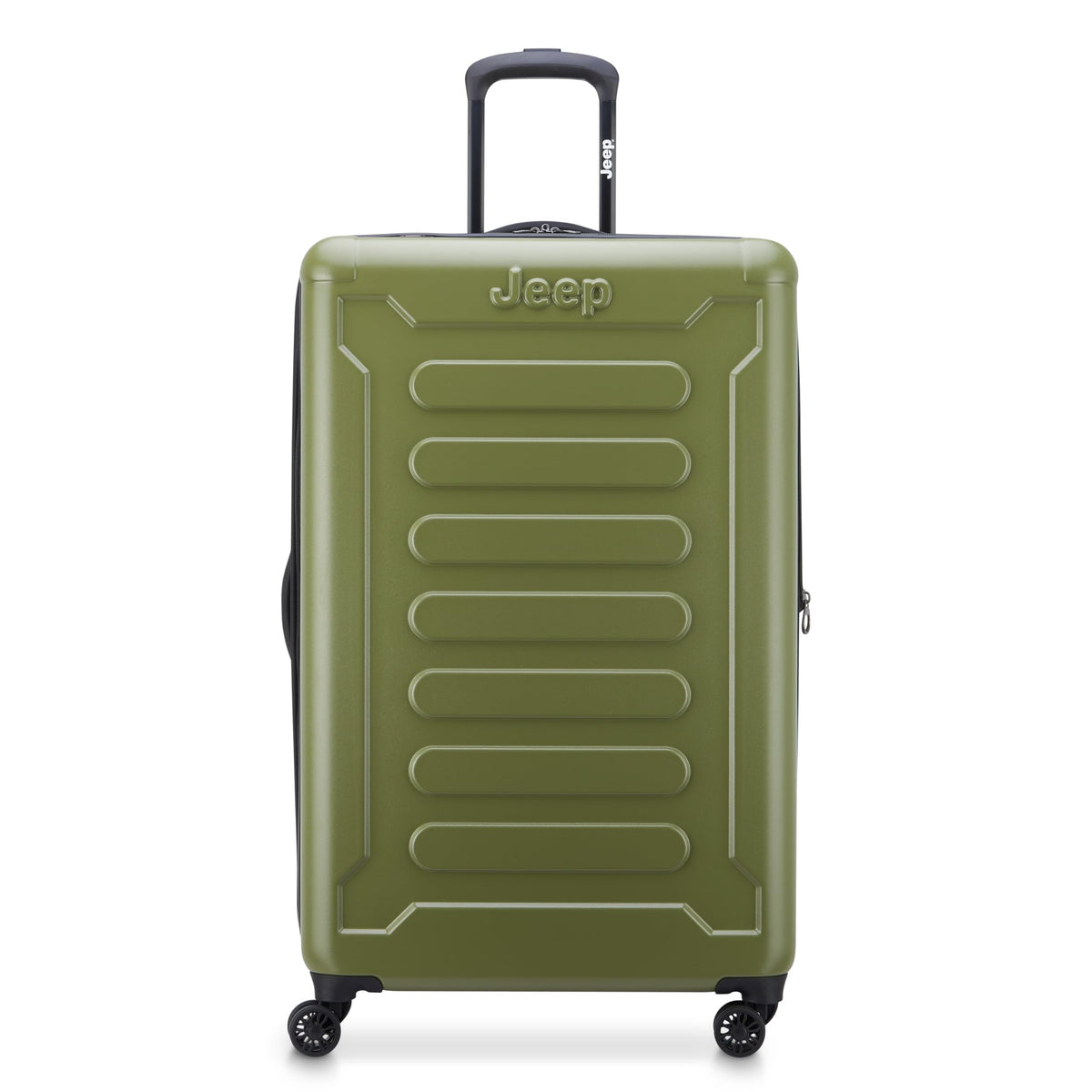 Jeep JH004C Hardside Expandable Luggage with Spinner Wheels ( Avocado , Checked-Large 28 Inch ) Avocado Checked Large 28 Inch U2