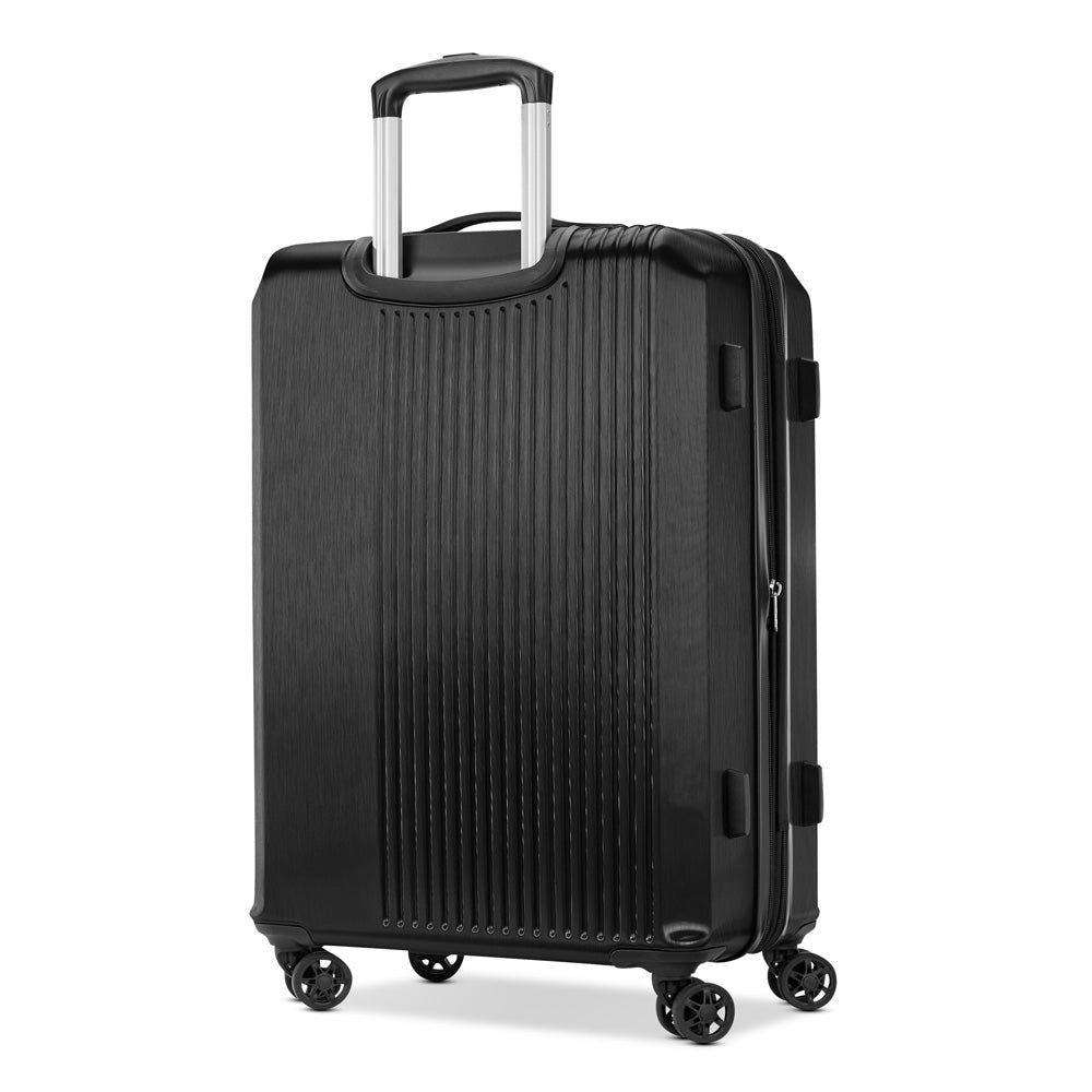 Samsonite Alliance SE Hardside Luggage with Spinner Wheels ( Bass Black , Large Spinner ) Bass Black Large Spinner U1
