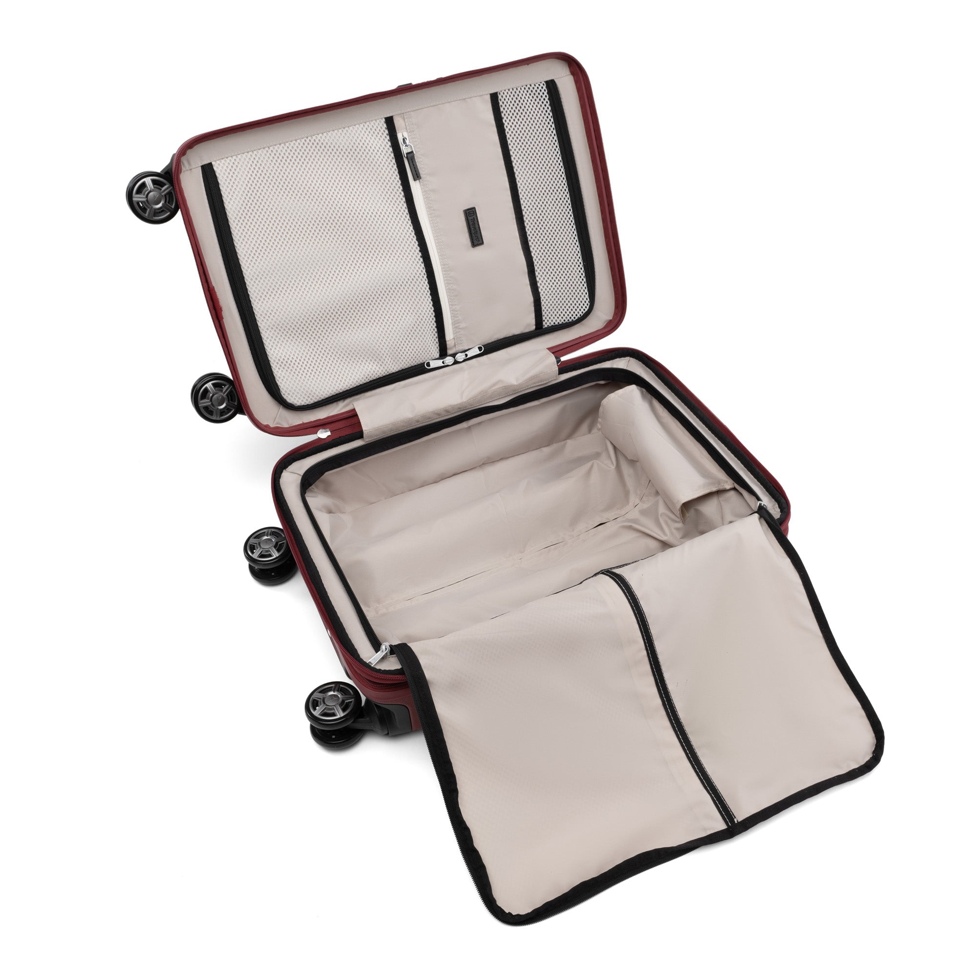 Travelpro Platinum Elite Hardside Expandable Spinner Wheel Luggage TSA Lock Hard Shell Polycarbonate Suitcase ( Daring Red , Carry-on 21-Inch ) Daring Red Carry On 21 Inch U3