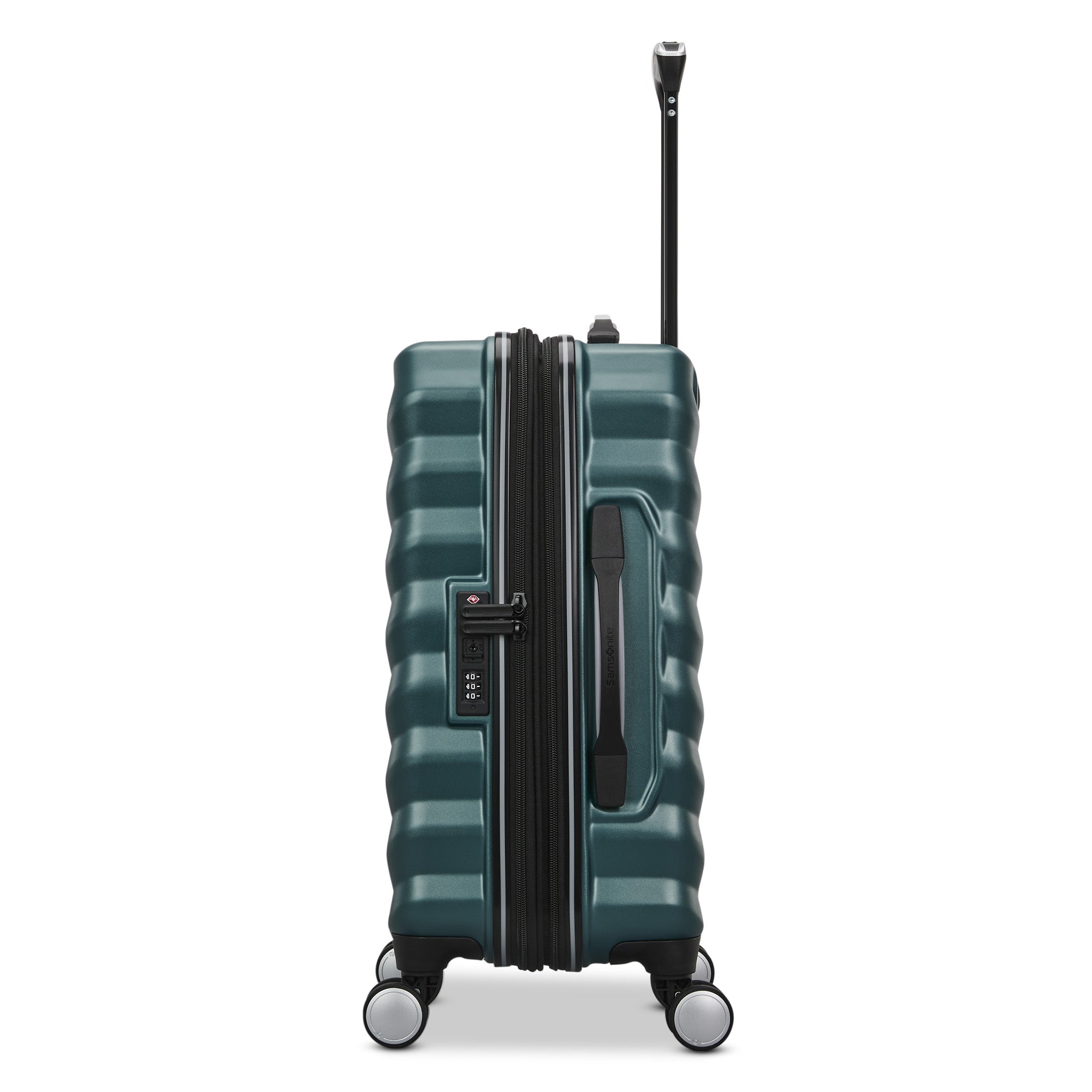 Samsonite Hard-Sided 20-Inch Lightweight Carry On Expandable Element Suitcase: Durable, 360 Spinner Wheels, Adjustable Telescopic Handle, TSA-Approved Lock ( Bistro Green , 20-Inch Carry-On ) Bistro Green 20 Inch Carry On U1