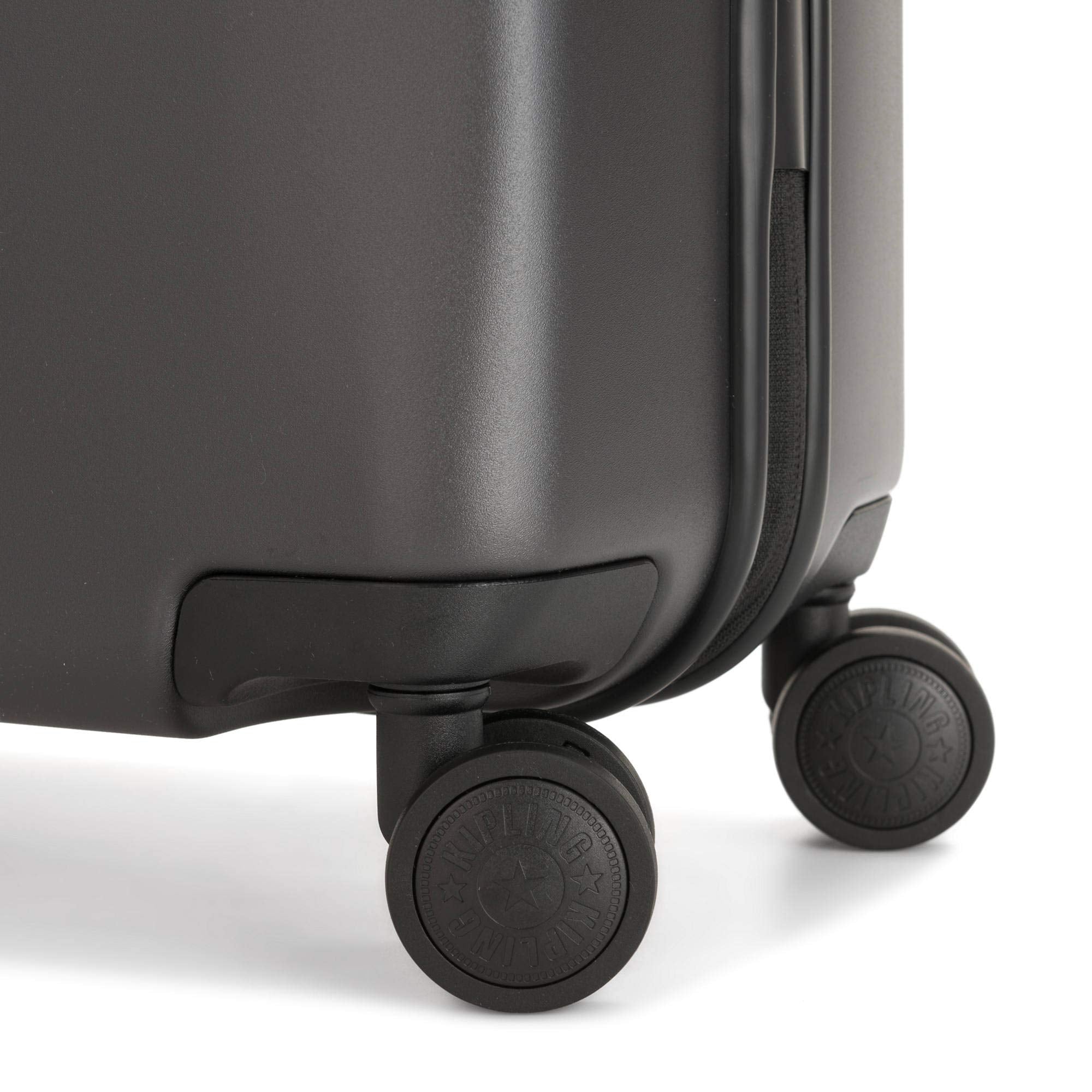 Kipling Curiosity Small Hardshell Spinner Suitcase ( Raw Black , One Size ) Raw Black One Size U1