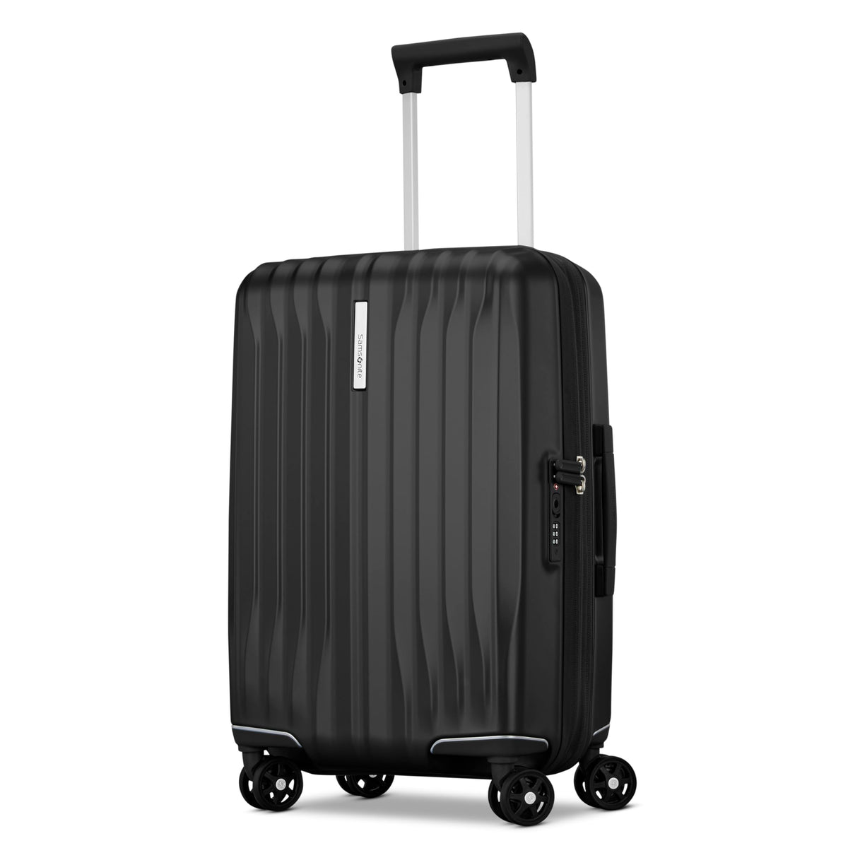 Samsonite UpLIFT Hardside Luggage with Spinner Wheels - Airline-Approved, TSA Lock, Adjustable Handle System - Polycarbonate Hard Suitcase for Ultra Lightweight Travel ( Phantom Black , Carry-On 19-Inch ) Phantom Black Carry On 19 Inch U1