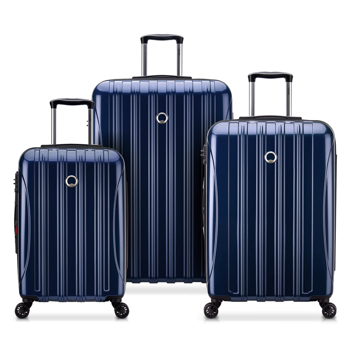 DELSEY Paris Helium Aero Hardside Expandable Luggage with Spinner Wheels ( Blue Cobalt , 3-Piece Set (21/25/29) ) Blue Cobalt 3 Piece Set 21 25 29 U3