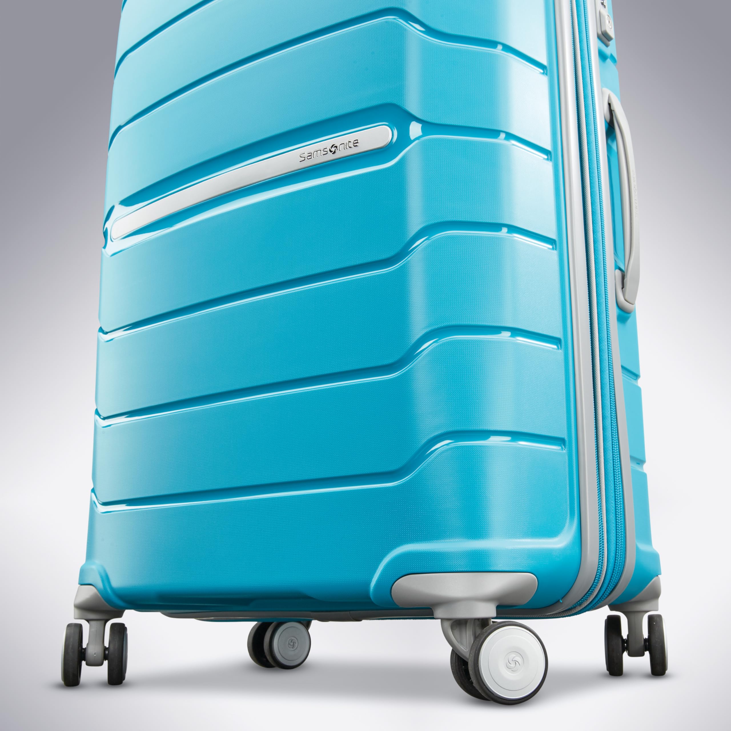 Samsonite Freeform Hardside Expandable with Double Spinner Wheels ( Ocean Blue , Carry-On 21-Inch ) Ocean Blue Carry On 21 Inch U2