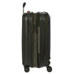 Bric's Taormina 21" Carry-on Expandable Spinner with Pocket ( Olive , 21-Inch w/Pocket ) Olive 21 Inch W Pocket U1