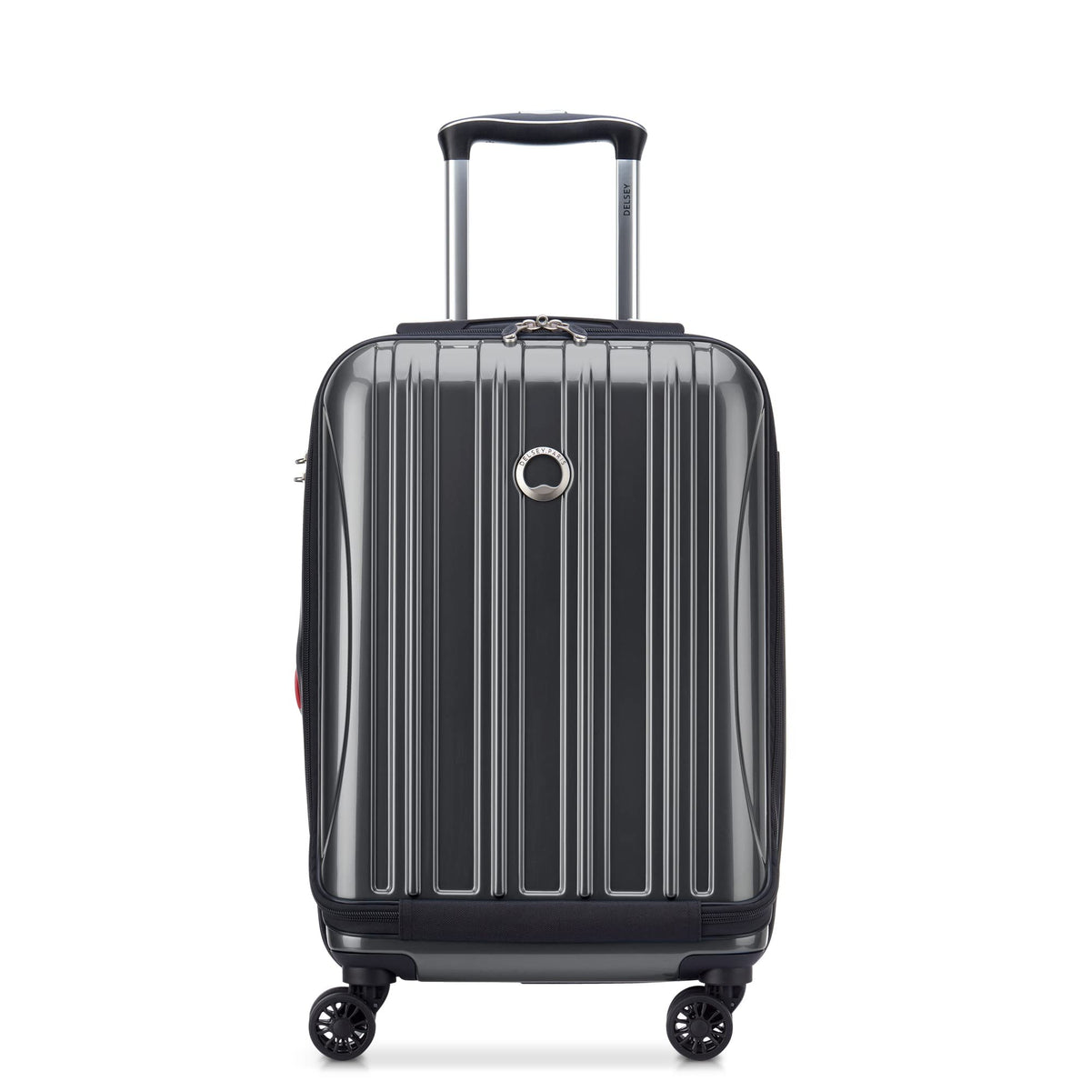 DELSEY Paris Helium Aero Hardside Expandable Luggage with Spinner Wheels ( Titanium , Carry-On 19 Inch ) Titanium Carry On 19 Inch U1