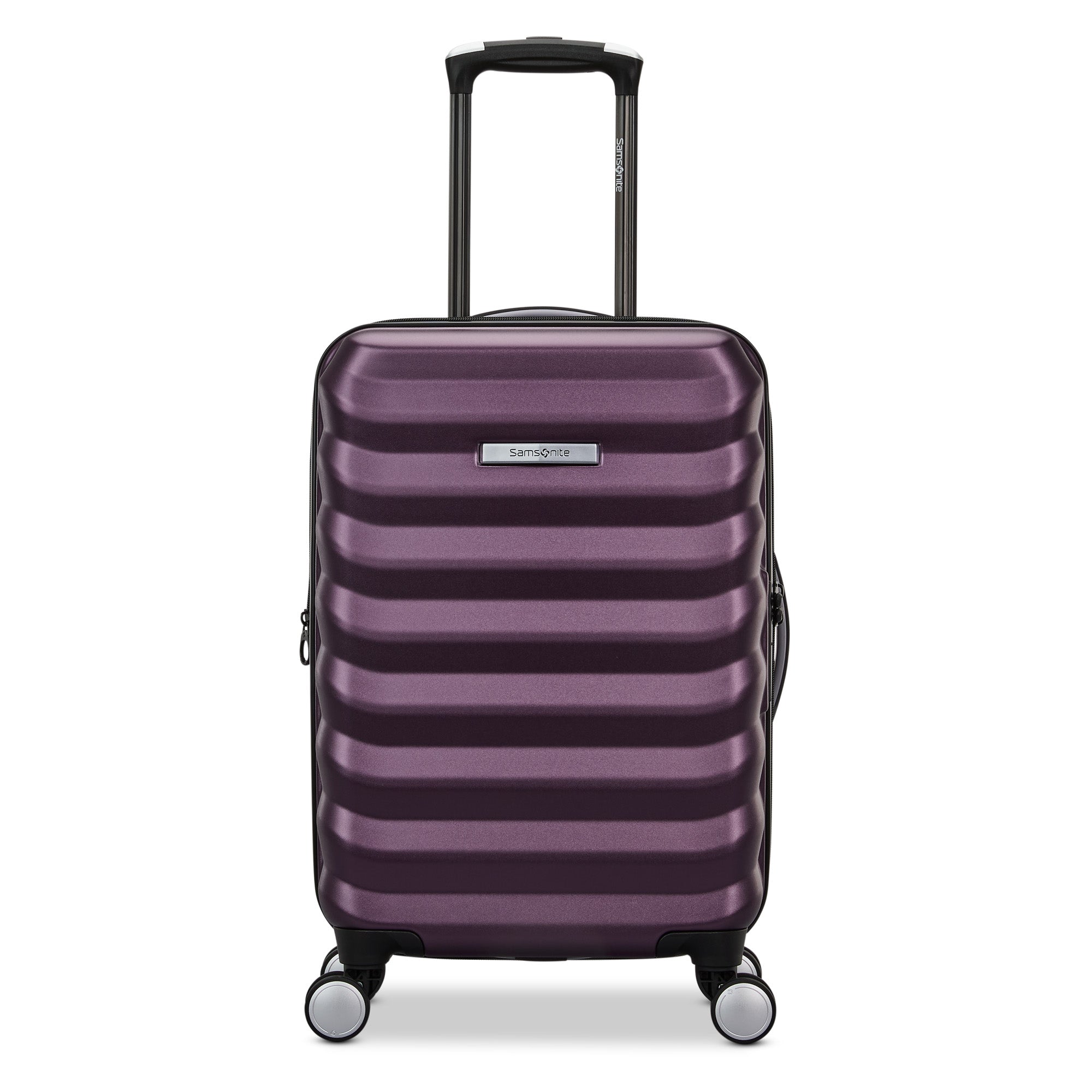 Samsonite Hard-Sided 20-Inch Lightweight Carry On Expandable Element Suitcase: Durable, 360 Spinner Wheels, Adjustable Telescopic Handle, TSA-Approved Lock ( Dusk Purple , 20-Inch Carry-On ) Dusk Purple 20 Inch Carry On U1