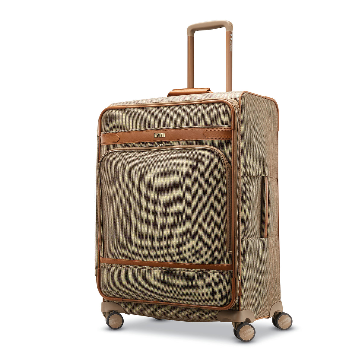 Hartmann Herringbone Deluxe Medium Journey Expandable Spinner ( Terracotta Herringbone , One Size ) Terracotta Herringbone One Size U1