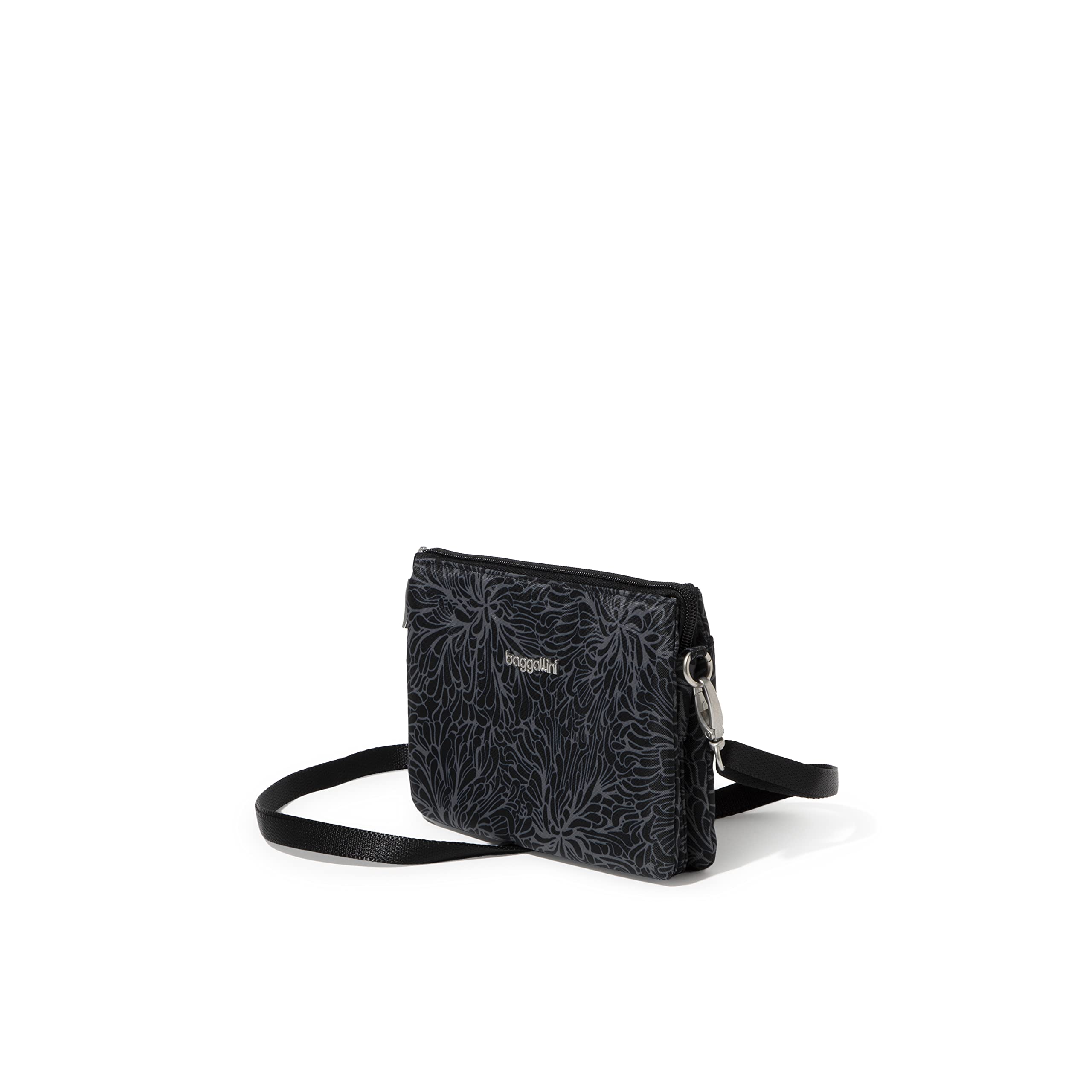 Baggallini The Only Mini Bag ( Midnight Blossom , One Size ) Midnight Blossom One Size U1