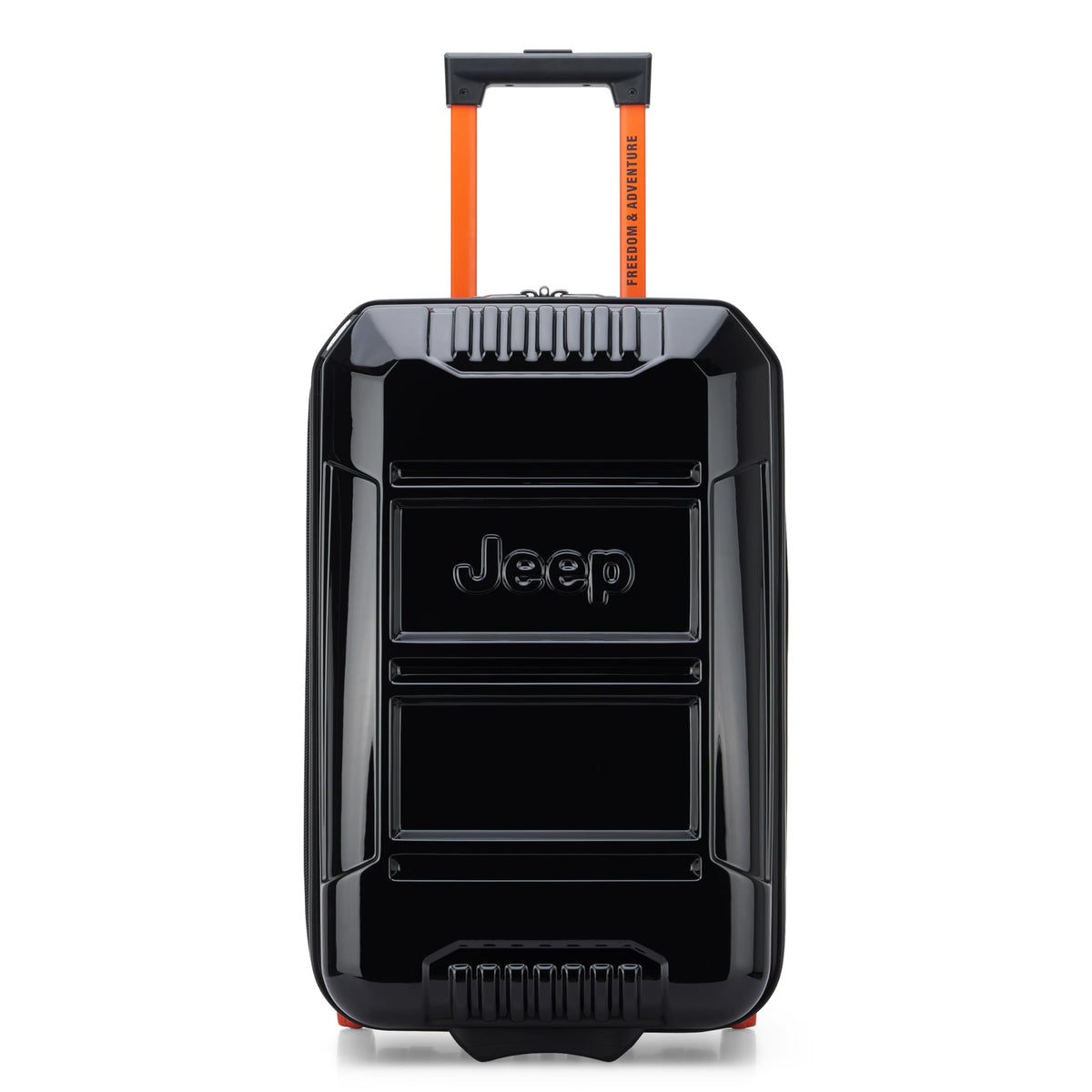 Jeep JH003B Hardside Expandable Luggage with Two Wheels ( Black , Carry-On 21 Inch ) Black Carry On 21 Inch U1