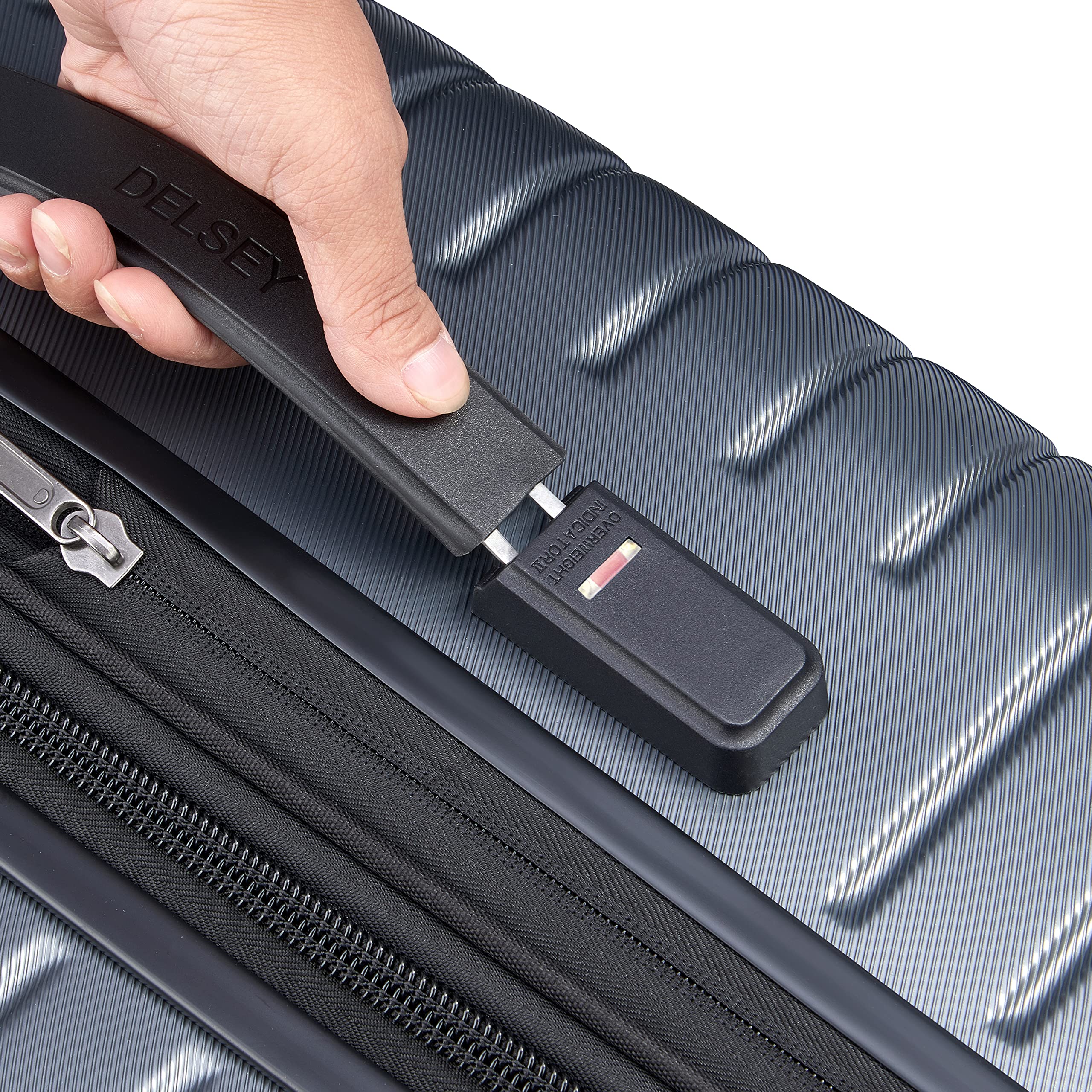 DELSEY Paris Cruise 3.0 28" Expandable Upright ( Graphite , Checked-Large 28 Inch ) Graphite Checked Large 28 Inch U2