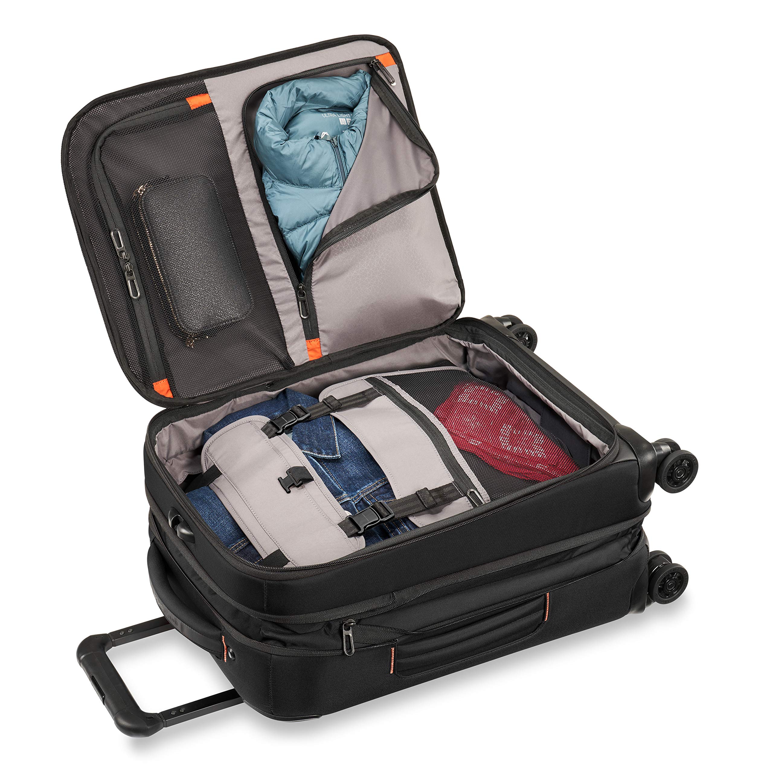 Briggs & Riley ZDX-Expandable Luggage with 4 Spinner Wheels Black 21 Inch U1