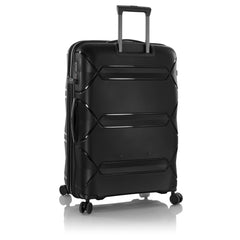Heys Milos Durable and lightweight luggage, made with Duraflex impact-resistant material, TSA Combination Lock, Dual Spinner Wheels, and Expandable ( Black , 30-Inch Checked-Large ) Black 30 Inch Checked Large U1