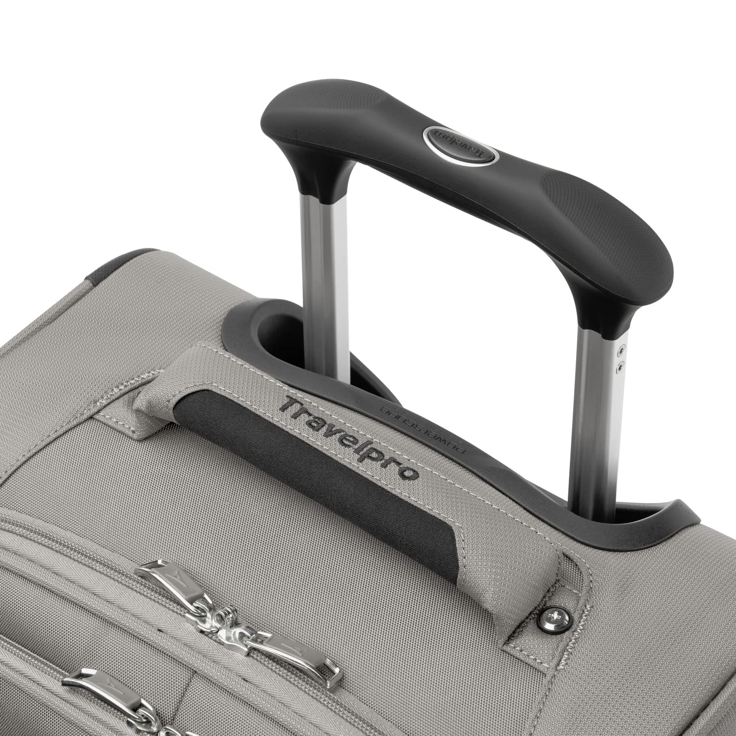 Travelpro Maxlite 5 Softside Expandable Luggage with 4 Spinner Wheels, Lightweight Suitcase, Men and Women Champagne Carry On 21 Inch U4
