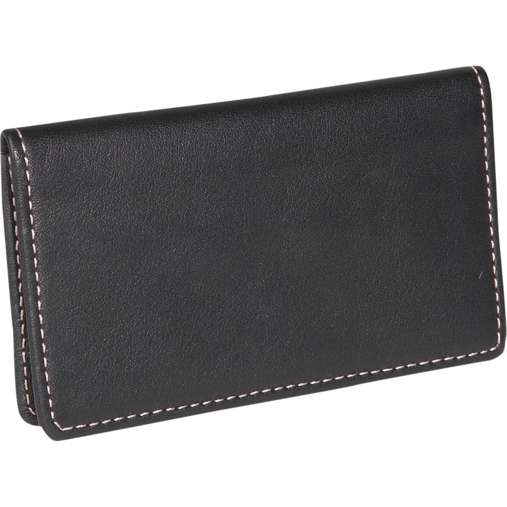 Royce Leather Business Card Case ( Black , One Size ) Black One Size U1