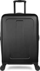 TOTAL TRAVELWARE Passage Expandable Hardside Spinner ( Black , Checked-Medium 24-Inch ) Black Checked Medium 24 Inch U1