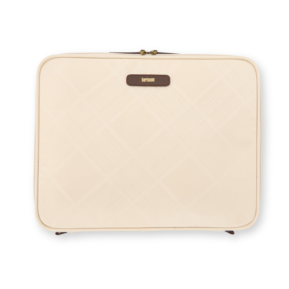 Hartmann Tweed Carry-On Expandable Spinner ( Tweed/Natural Leather , One Size ) Tweed/Natural Leather One Size U1