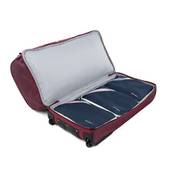 Travelpro Roadtrip 30 Drop-Bottom Rolling Duffel with Packing Cubes ( Burgundy , 30-Inch ) Burgundy 30 Inch U3