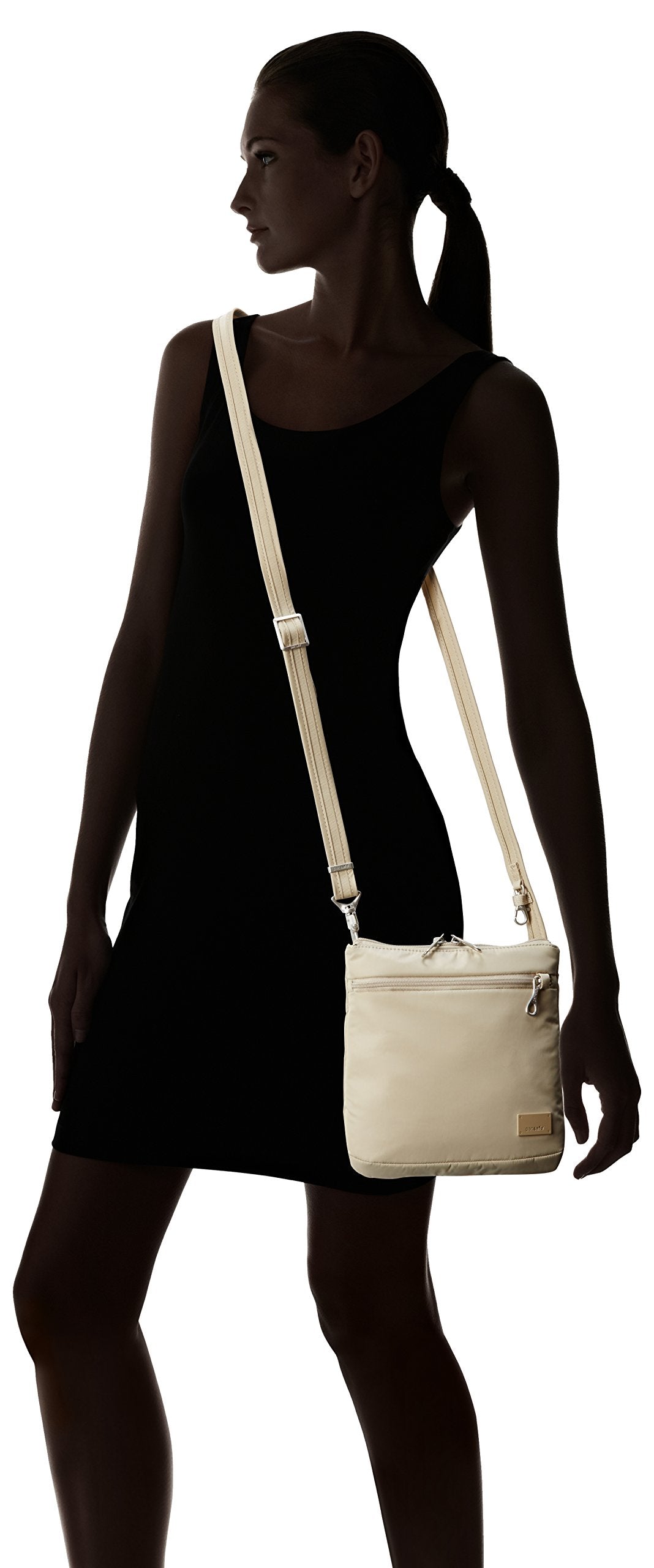 Pacsafe Citysafe CS50 Anti-Theft Cross-Body Purse Almond One Size U1