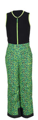 Arctix Kids Infinity Bib Overalls ( Ice Block Print Green , Medium ) Ice Block Print Green Medium U2