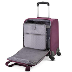 Samsonite Underseat Carry-On Spinner with USB Port ( Purple , One Size ) Purple One Size U4