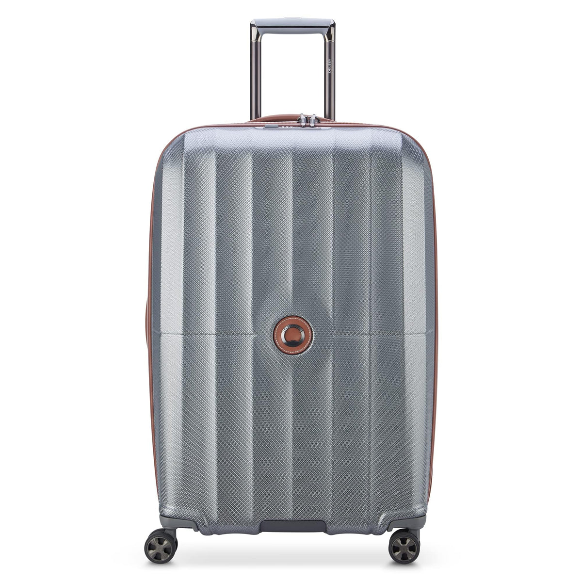 Delsey Paris Carrousel 28" Expandable Carry-On Spinner ( Platinum , Checked-Large 28 Inch ) Platinum Checked Large 28 Inch U8