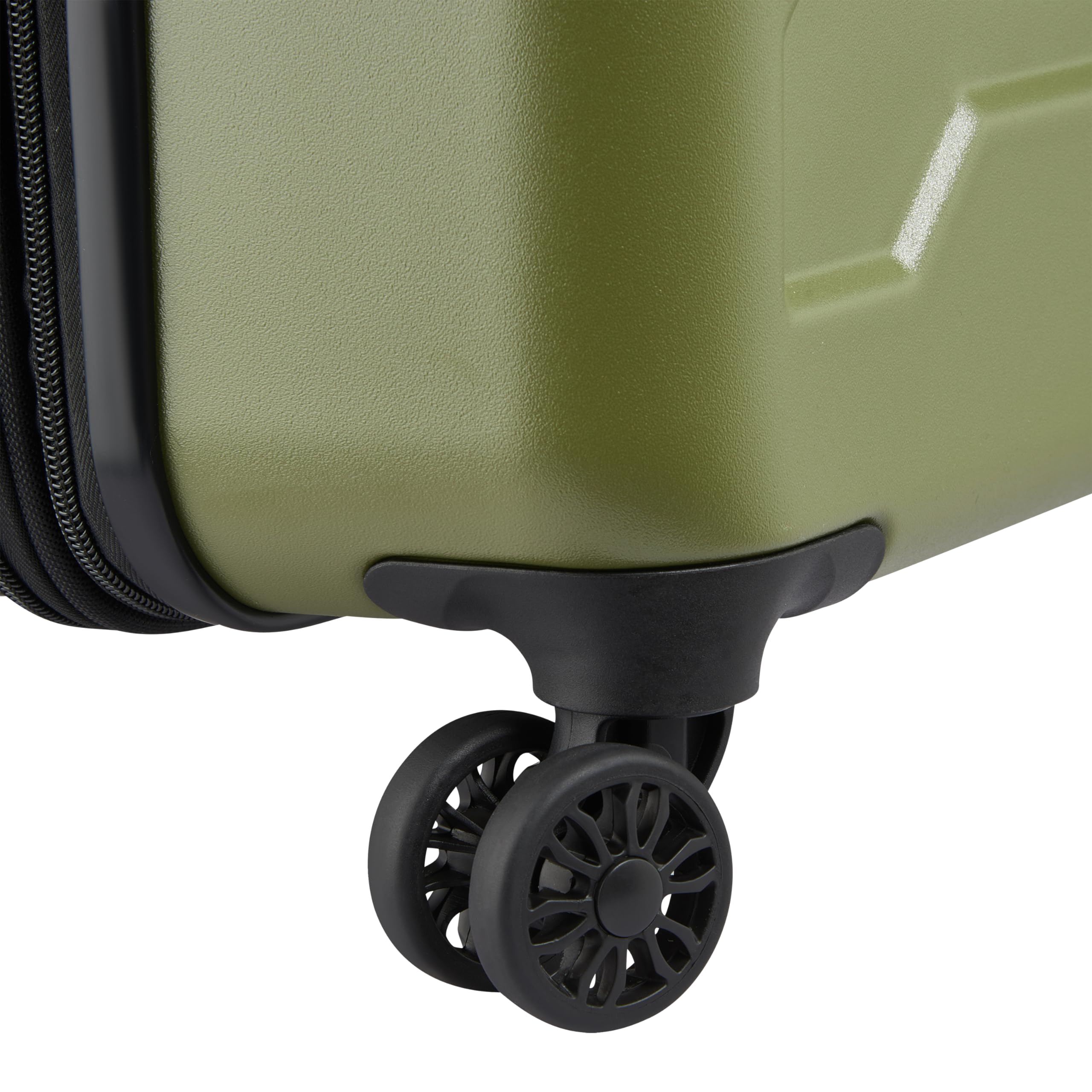 Jeep JH004C Hardside Expandable Luggage with Spinner Wheels ( Avocado , Checked-Medium 24 Inch ) Avocado Checked Medium 24 Inch U1
