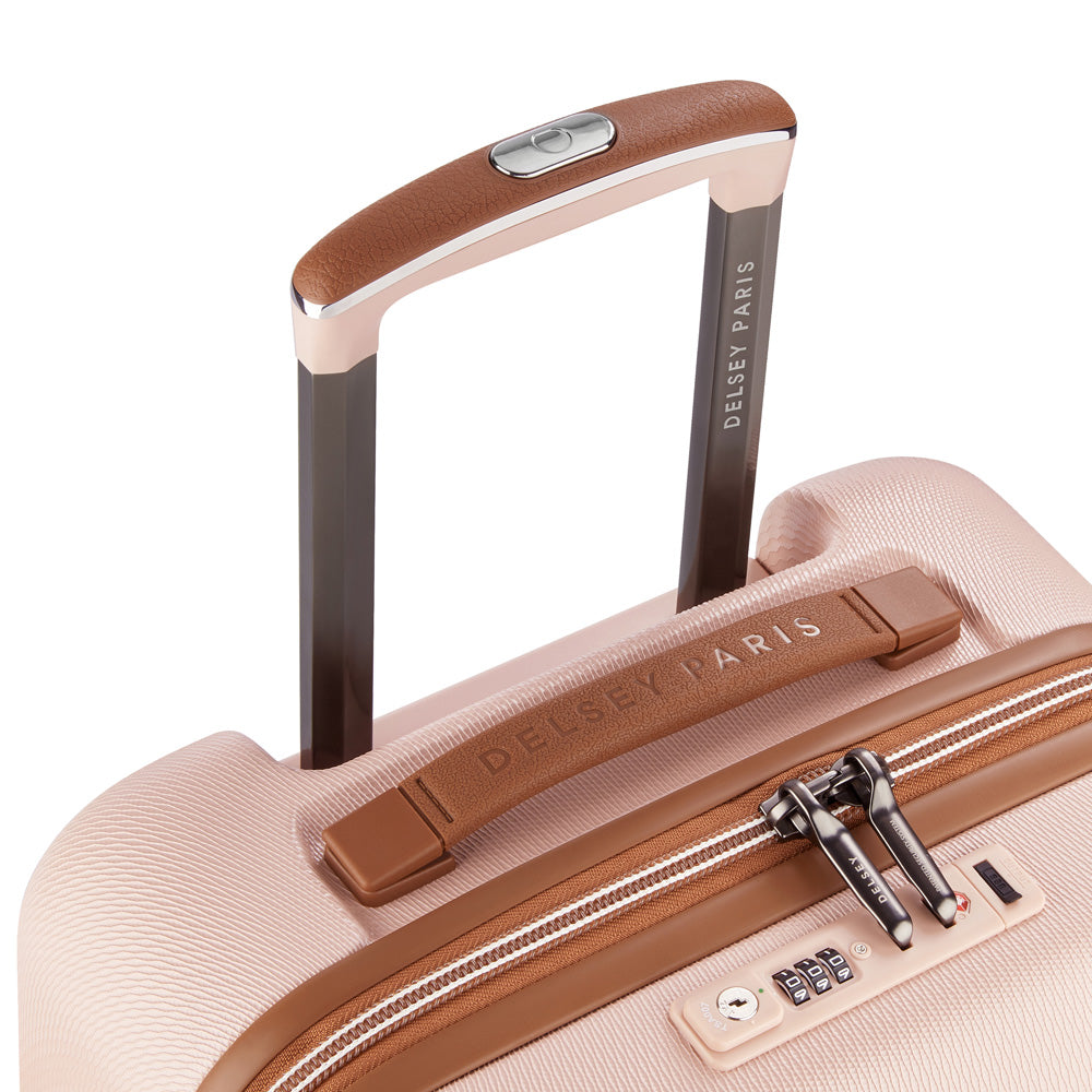 DELSEY Paris Chatelet Air 2.0 Hardside Luggage with Spinner Wheels ( Blush , Carry-on 20 Inch ) Blush Carry On 20 Inch U2